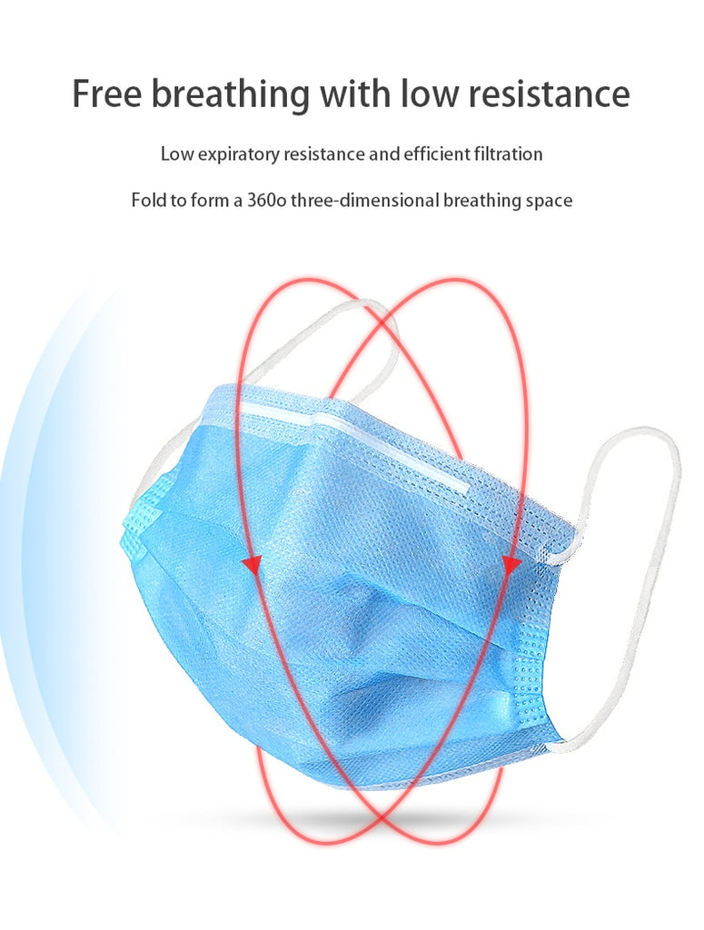 disposable free breathing mask