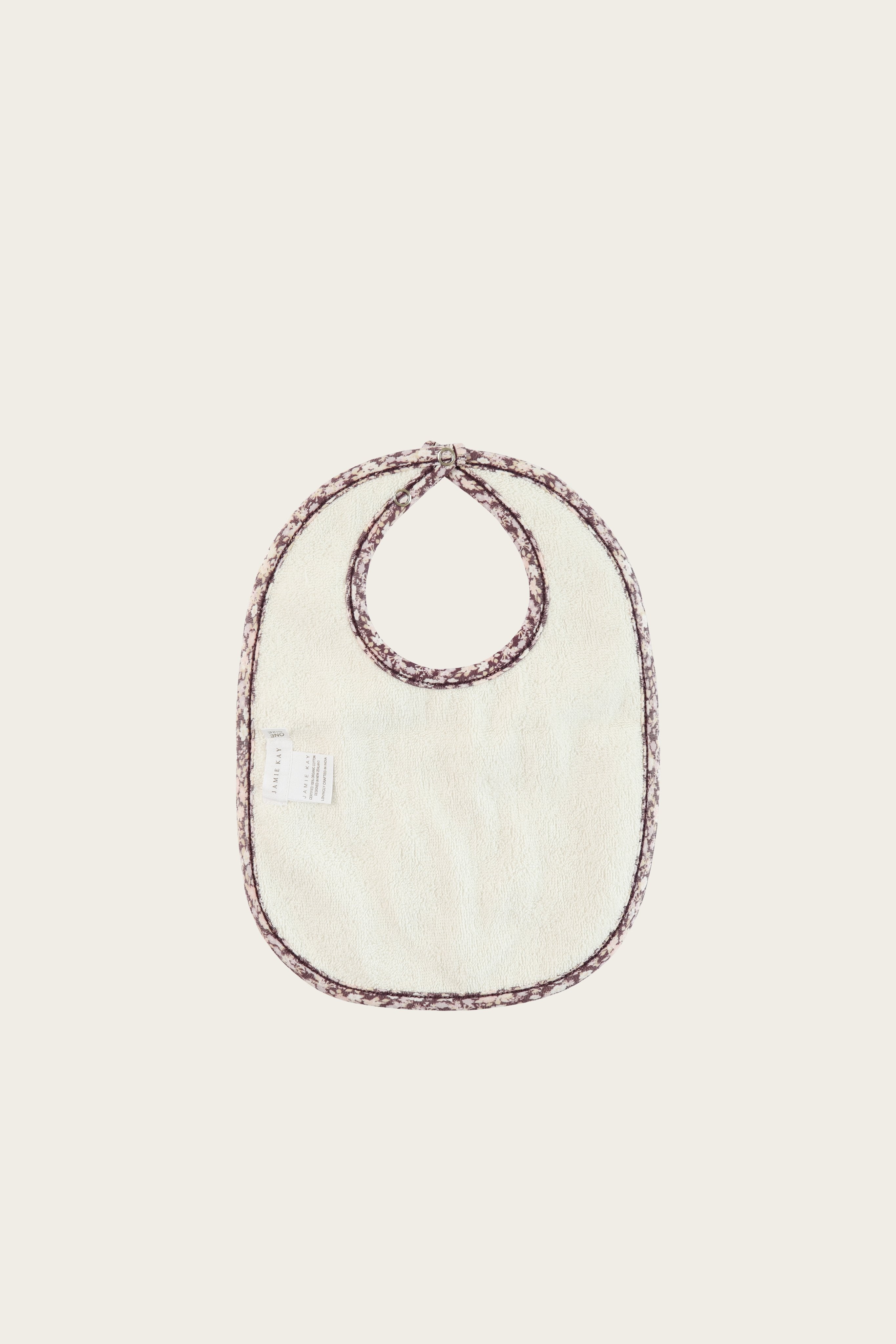 Organic Cotton Bib - Lily of the Valley Organic Cotton Bib - Lily of the Valley