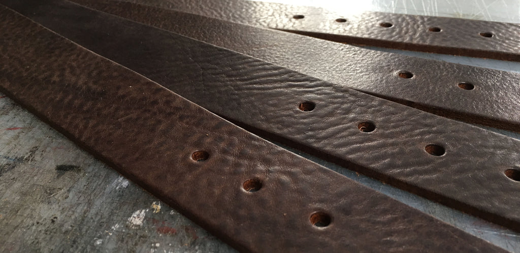 handmade leather belts