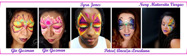 Butterfly Face Painting Designs