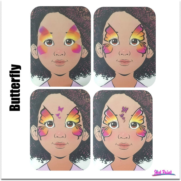 face paint step by step tutorial face paint classes butterfly