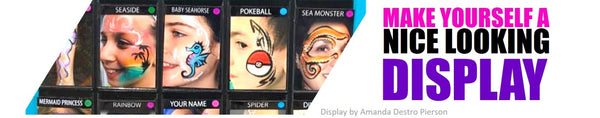 face painting display