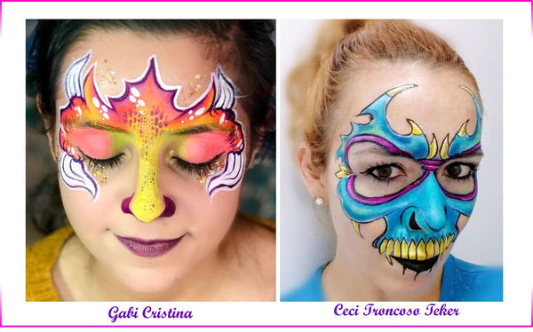 Dragon Face Painting Designs