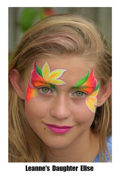 Elise leanne's daughter model face painting