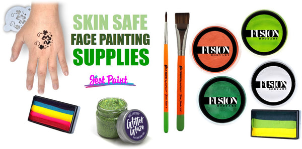 Face painting supplies for St. Patricks Day Jest paint