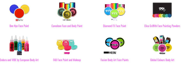 face paints by brand