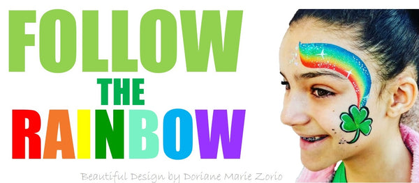 Becki Butler follow the rainbow st patricks day design