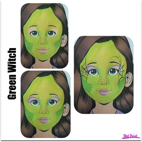 face paint step by step tutorial face paint witch