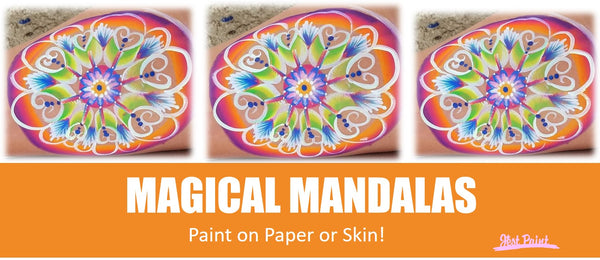 mandala painting face paint and body art