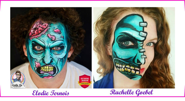 Zombie and Monsters Face Painting Designs