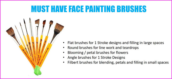 face painting brushes what ones to buy Bolt Brush
