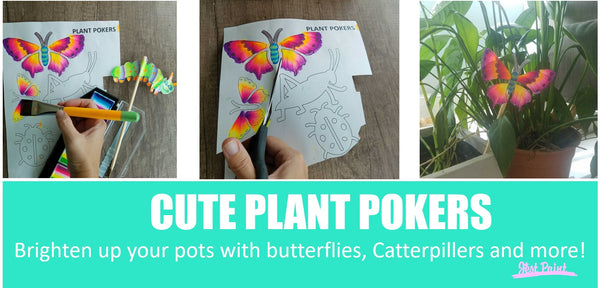 Butterfly plant pokers