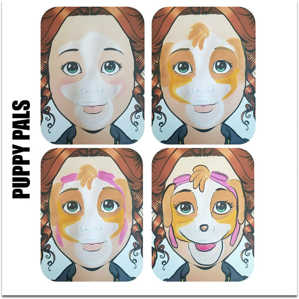face paint step by step tutorial face paint  paw patrol puppy