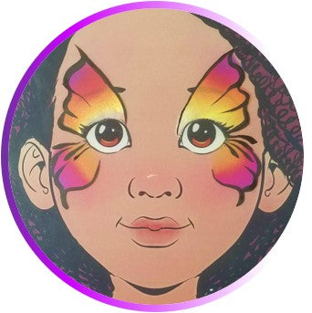 Quick and Easy Butterfly  - Face Painting Step by Step - 3