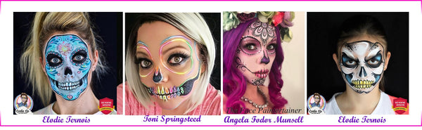 Sugar Skull Face Painting Designs