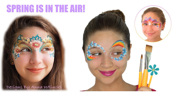 Anna Wilinski Face Painting Easter jest Paint