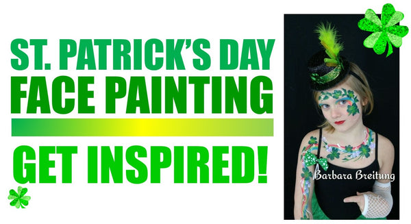 Face Painting Saint Patricks day Barbara Breitung