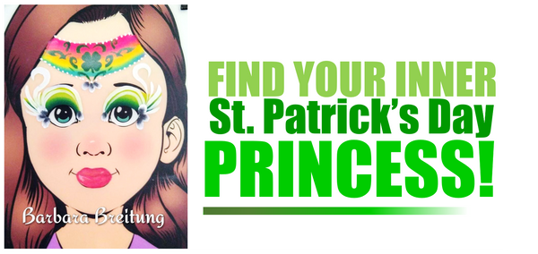 Face paint irish princess