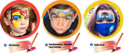 Super Hero Face Paint Ideas