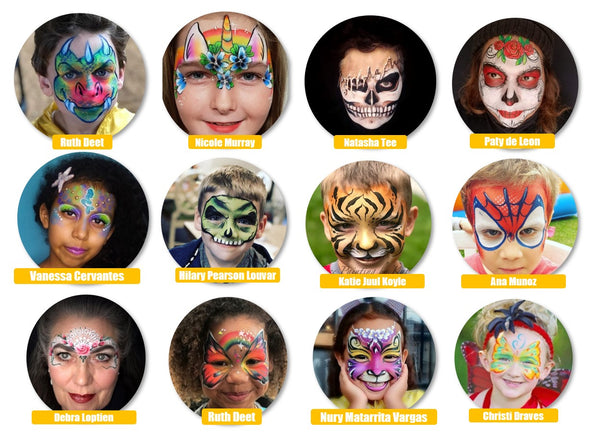 Top 12 face painting designs