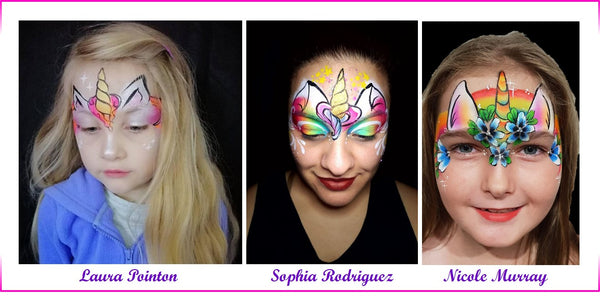 Unicorn Face Painting Designs