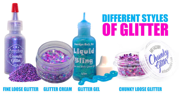 types of glitter