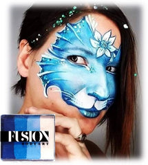 fusion frozen shimmer face paint cat