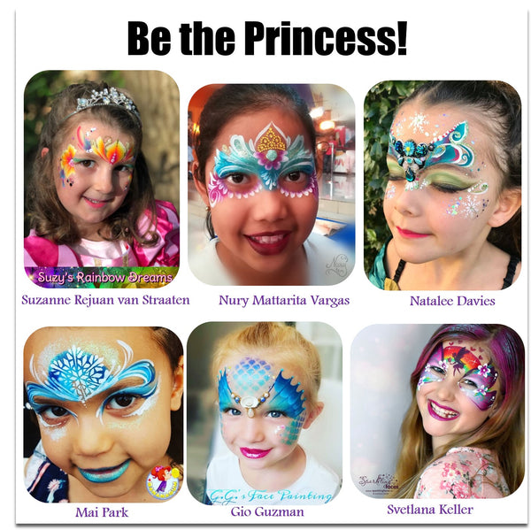 Princess face painting ideas for girls halloween makeup