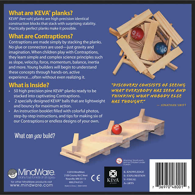 keva contraptions 50 plank set