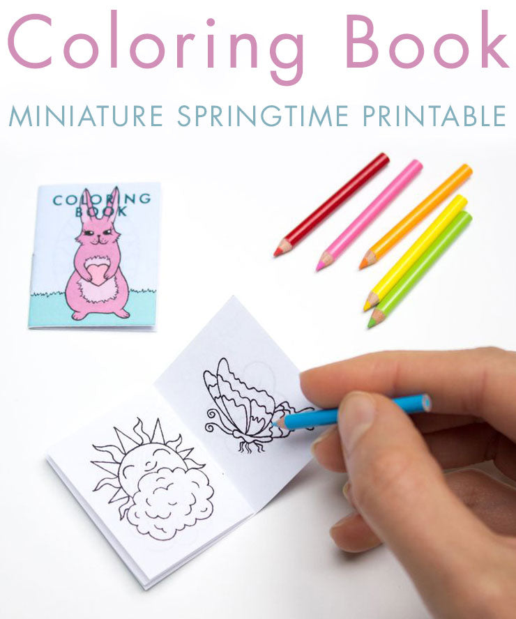 Miniature Coloring Book