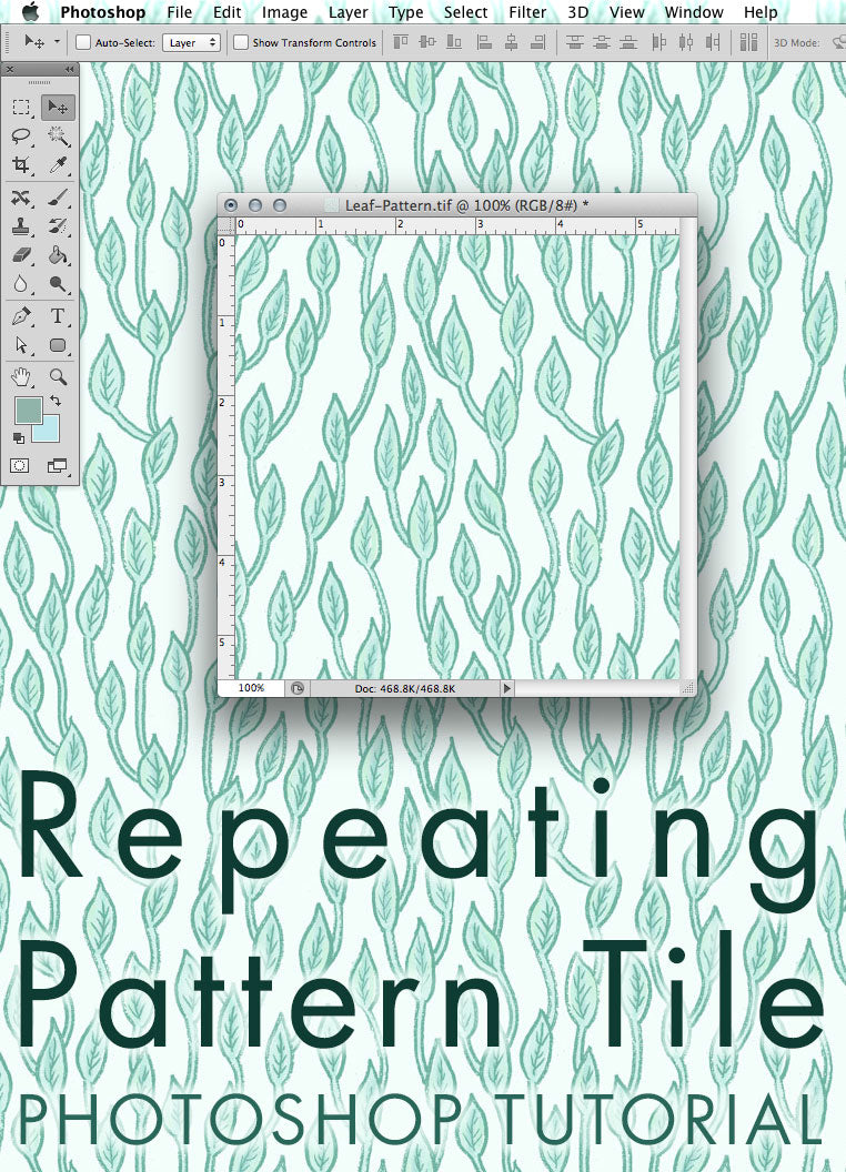 Repeating Pattern Tile in Photoshop