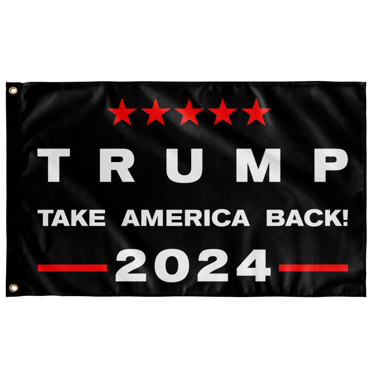 Trump 2024 Take America Back Flag Trump Rack