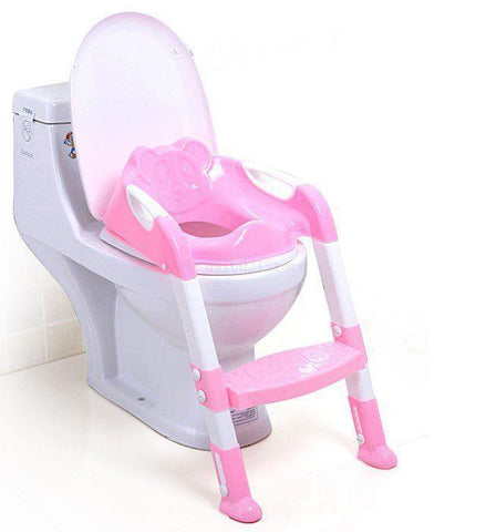Portable Non-slip Toilet Seat for Infants Foldable Kids Toddler Potty Training Tool with Handles Made of Safety Material