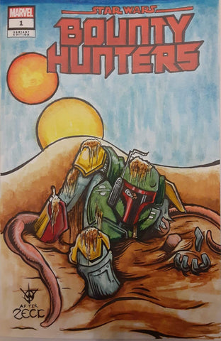 Bounty Hunters #1 - Justin White Variant