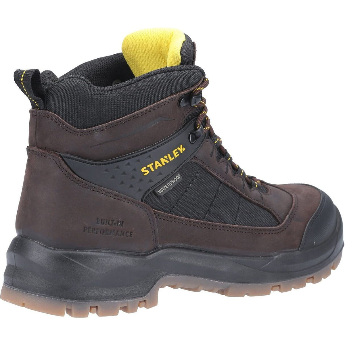 MENS STANLEY WATERPROOF LEATHER STEEL TOE CAP SAFETY WORK RIGGER SHOES BOOTS S3 