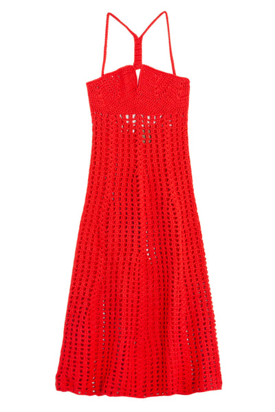 Vermillion Palmira Crochet Dress