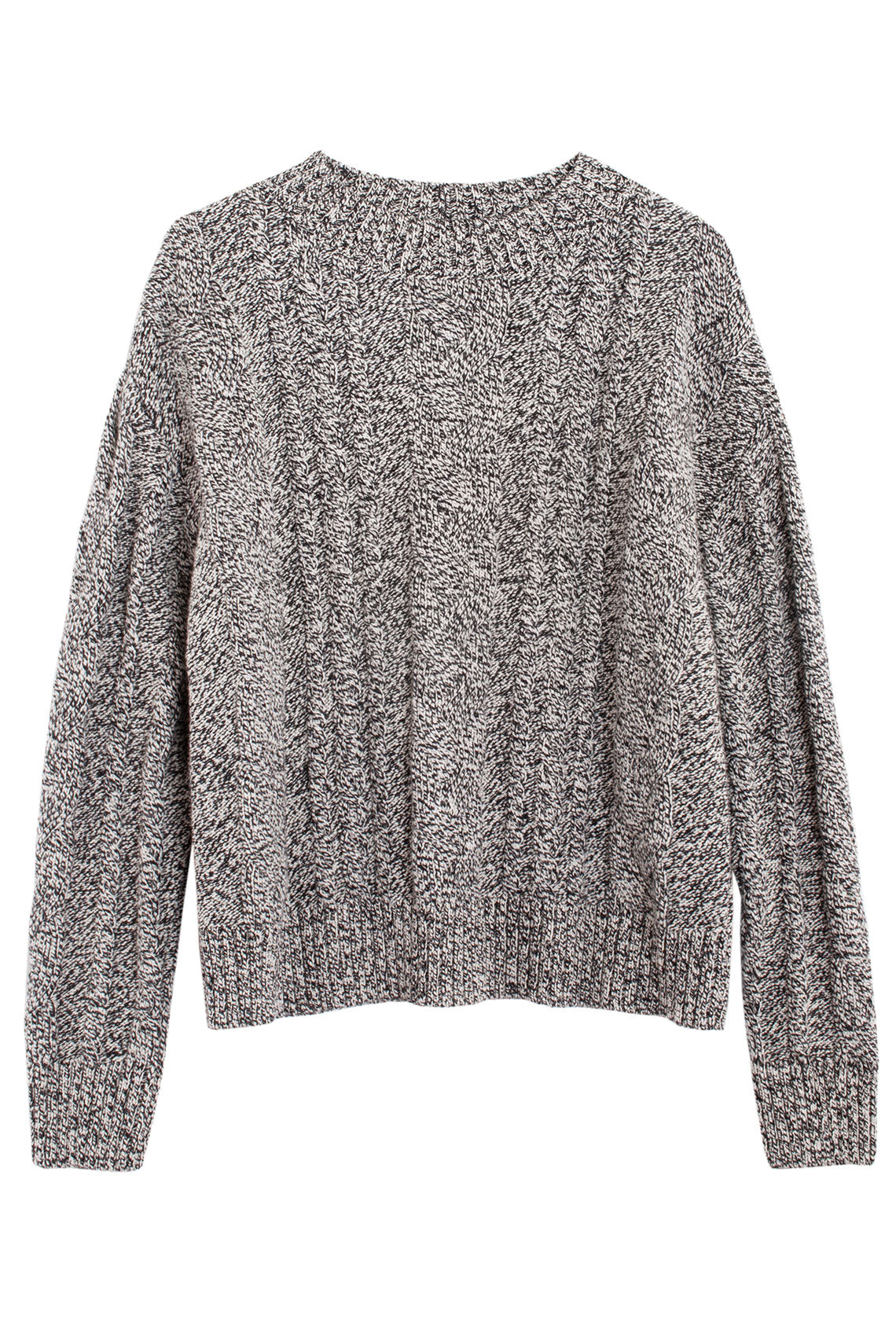 Melange Dafne Cableknit Sweater