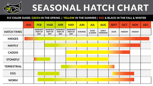 Drifthook Seasonal Hatch Chart