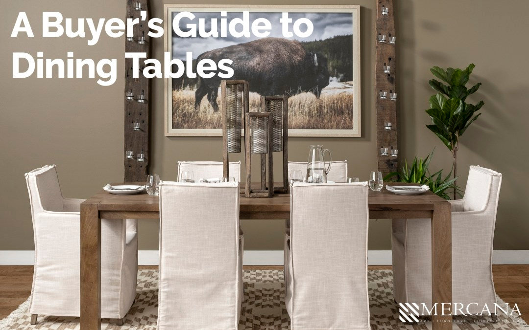 A Buyer’s Guide to Dining Tables