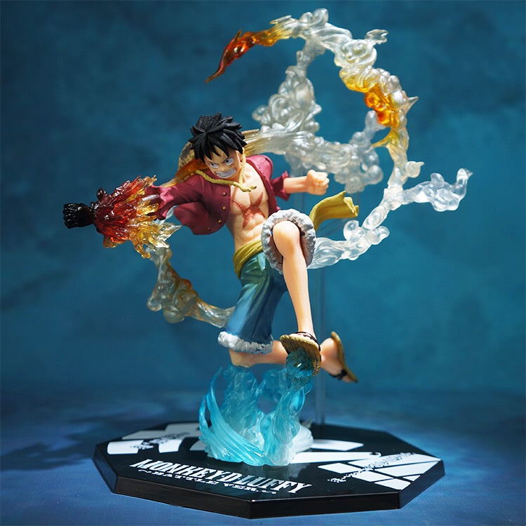 One Piece Monkey D Luffy 7 Inch Leap Statue Circumtoy