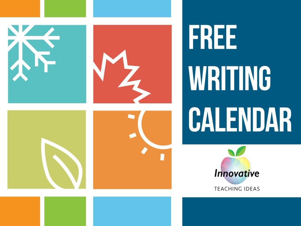Year Long Writing Activities Calendar