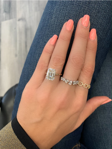 MDR Atelier Emerald Cut Engagement Diamond Ring