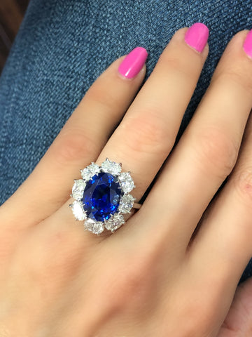 MDR Atelier Sapphire Oval Diamond Ring