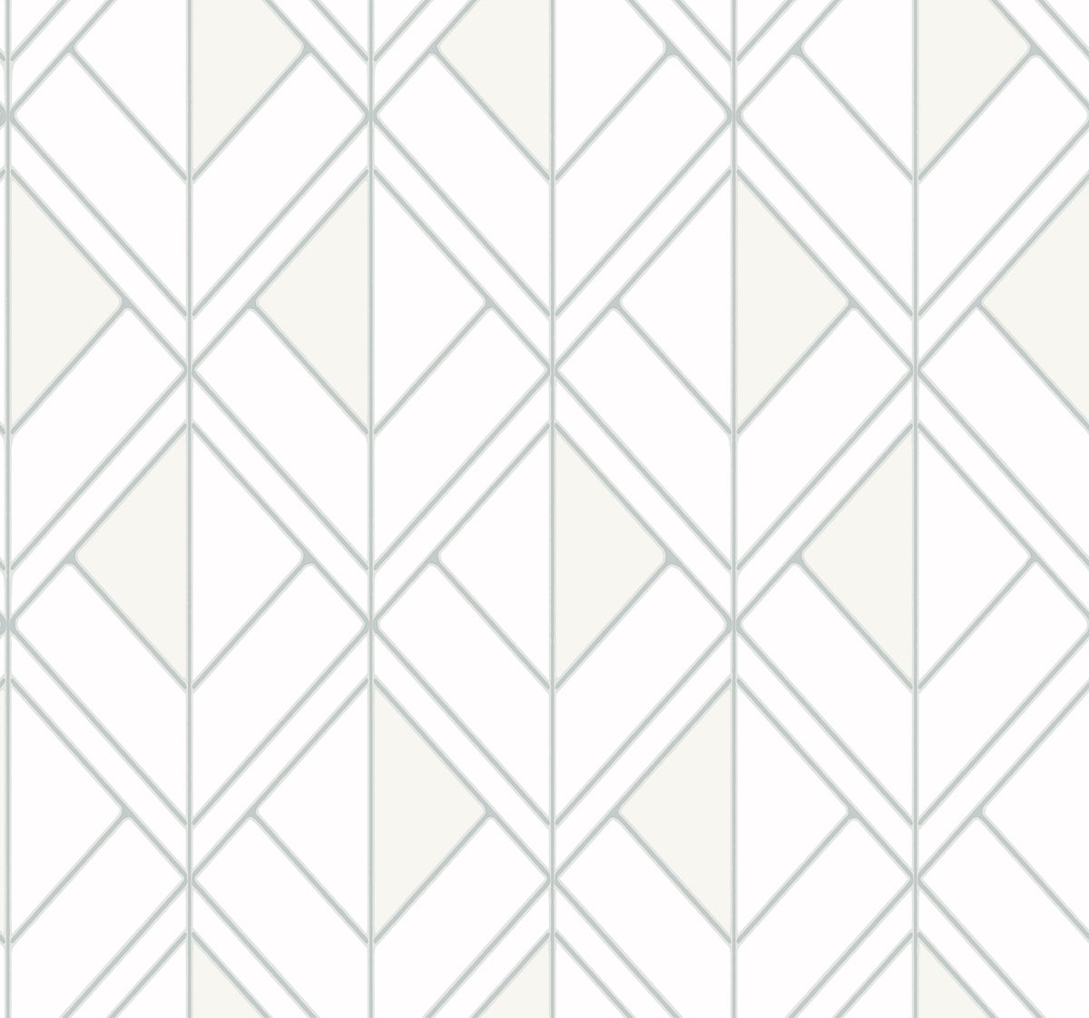 GM7550 Diamond Shadow Geometric Wallpaper - White, Grey – US Wall Decor