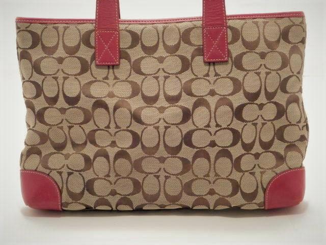 tan leather coach purse