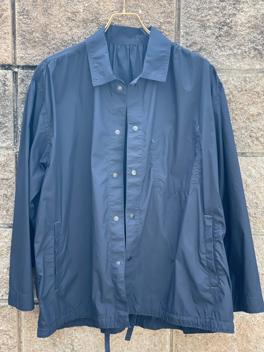 Porter Classic POPLIN GATHERED JACKET -NAVY- ポーター