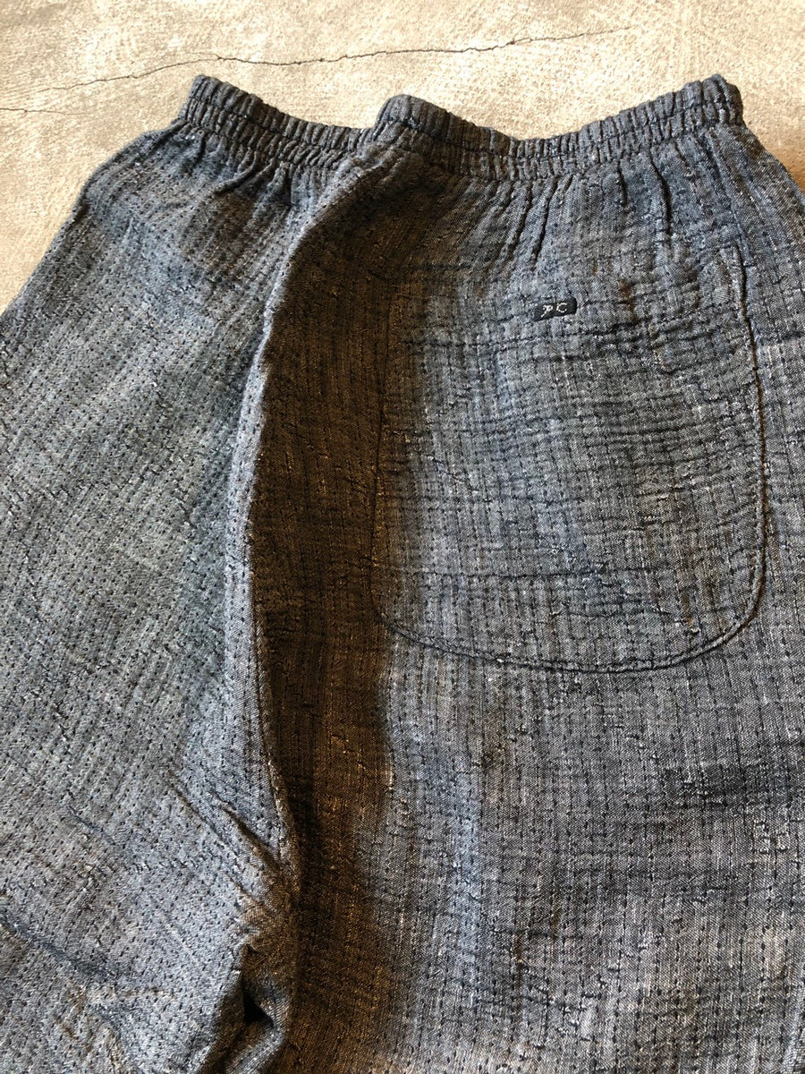 Porter Classic SASHIKO LINEN PREMIUM PEACE PANTS　ポータークラシック 刺し子リネンプレミアム  ピースパンツ