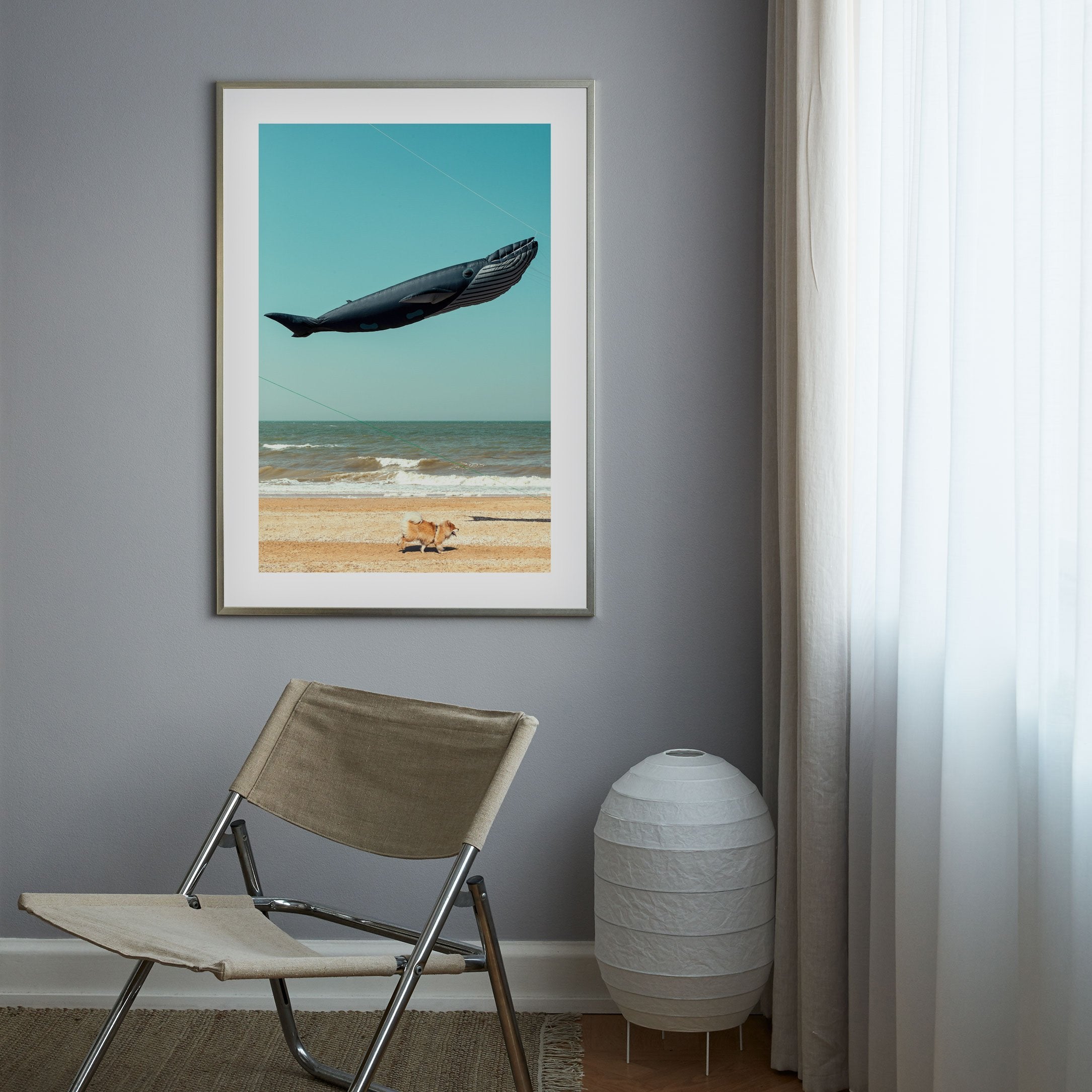 Poster Ballong på Stranden