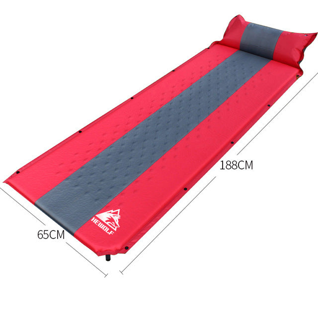 self inflating beach bed