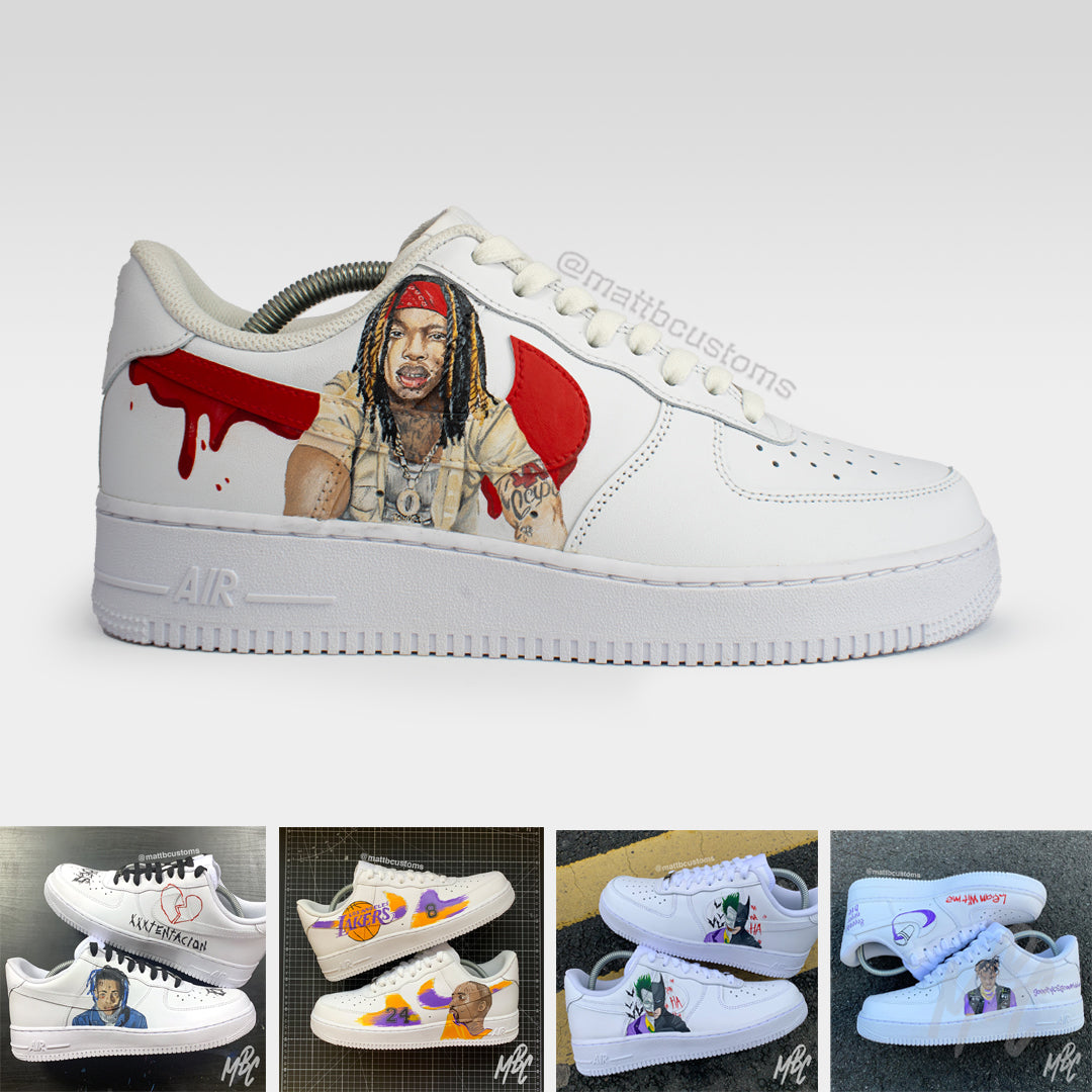 Muestra Ejemplo patio Freestyle (Create Your Own) Design - Custom Nike Air Force 1 Trainers –  MattB Customs